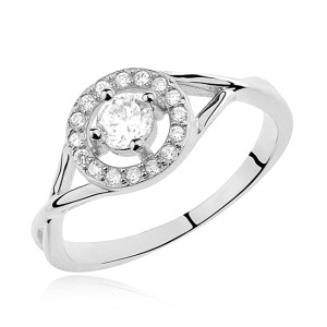 Inel argint cu pietre DiAmanti Z0585-DIA (Argint 925‰ 2 g.)